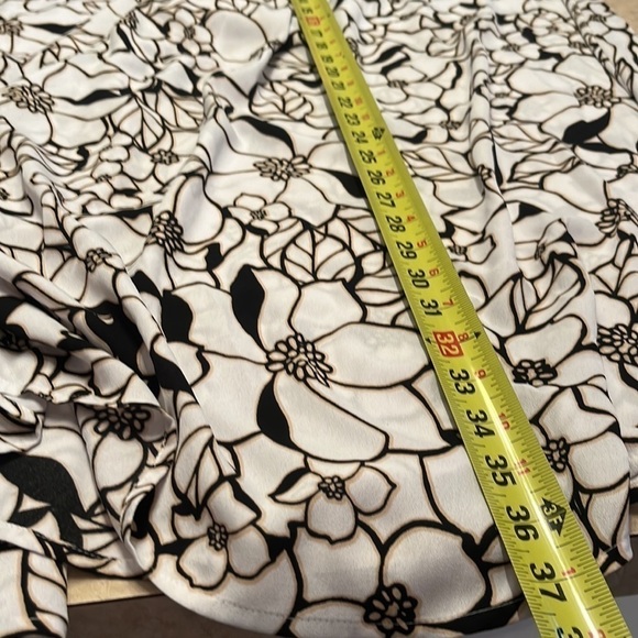 Worthington Maxi Skirt PXL drawstring neutral floral - Picture 8 of 9